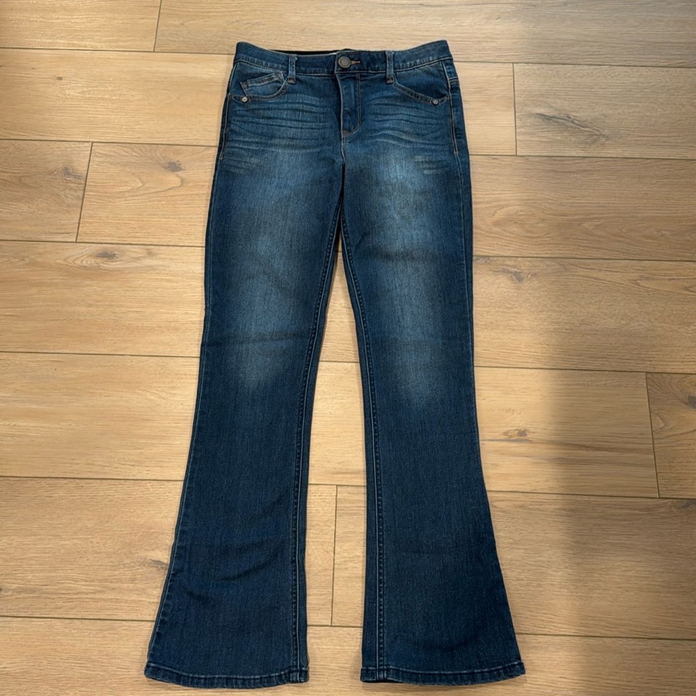 ‘Ab Solution” High Waist Itty Bitty Bootcut Jeans Wit and Wisdom